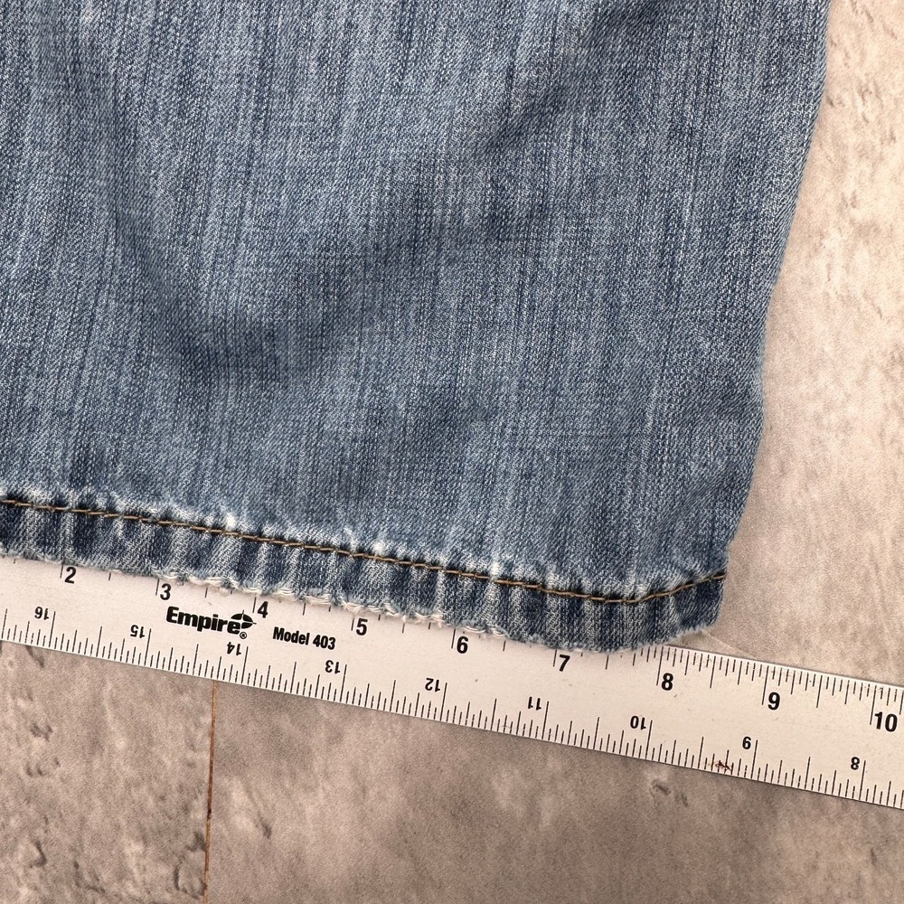 Levis 527 Jeans Mens 30x32 Denim Low Rise Boot Cut Distressed Faded Classic Y2K - Picture 5 of 7